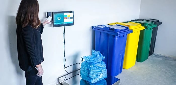 WasteTracker waste sorting solution for Skanska buildings