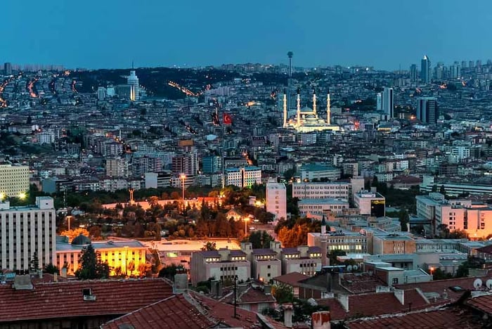 Ankara at night
