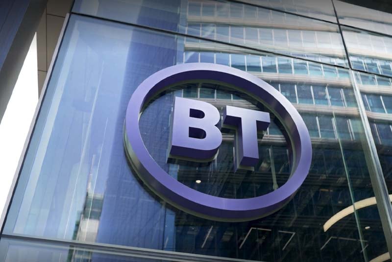 BT Logo on facade