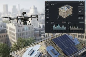 Building Energy Efficiency Inspection Drone