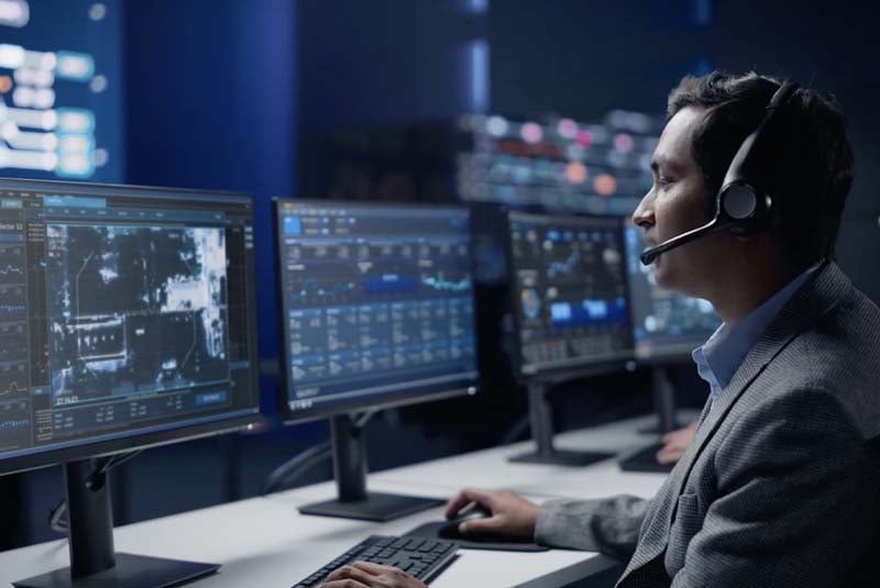 Operator in control room