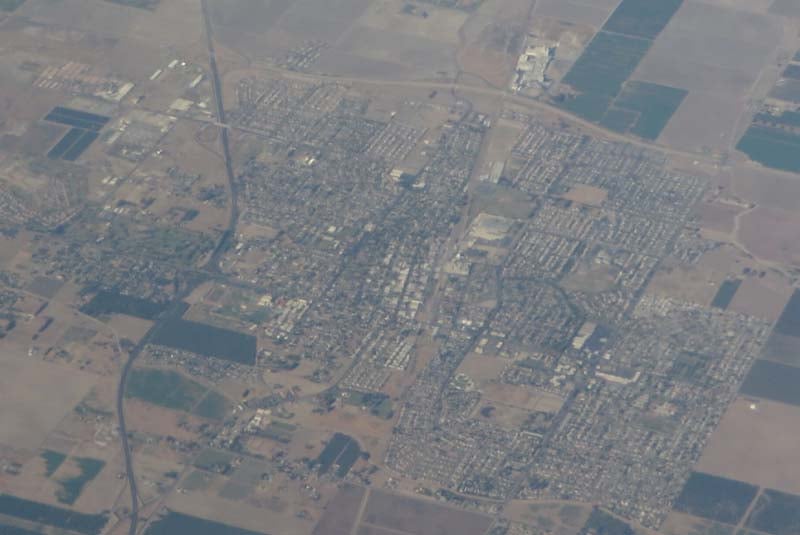 City of Leemore aerial view