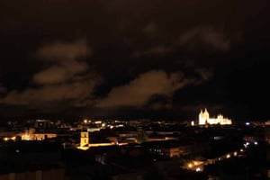 City of Leon at night