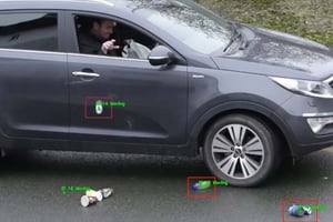 AI Camera combatting litter