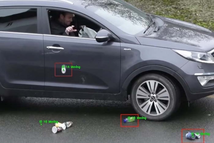 AI Camera combatting litter