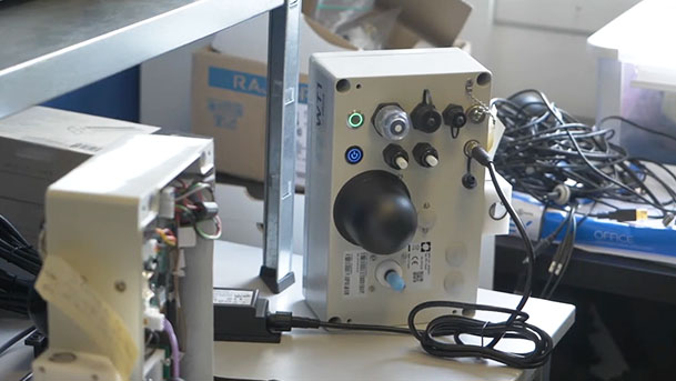 Photo of a waste odor & gases smart IoT sensors.