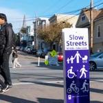 A street in the City of San Francisco equipped with Smart Technology