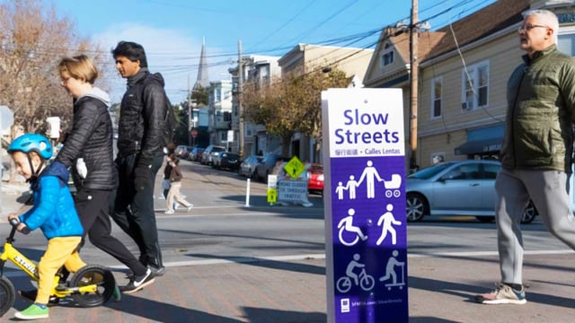 A street in the City of San Francisco equipped with Smart Technology