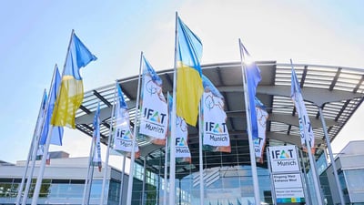 Photo of the entrance of IFAT event in Munich