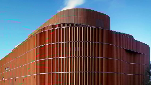 A Carbon-Negative District Heating Plant in a smart city.