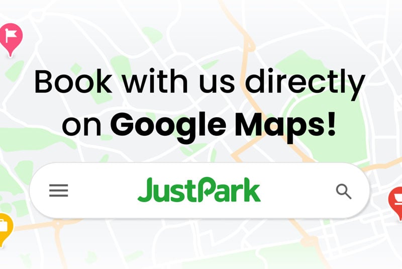 Justpark on Google Maps
