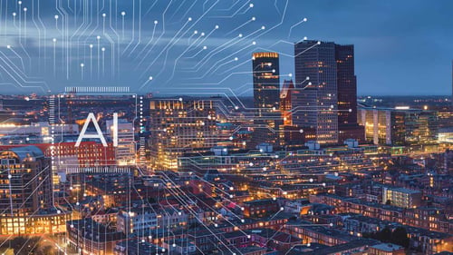 A smart city powered by AI