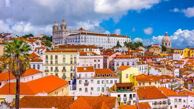 View of Lisbon Smart City on a sunny day