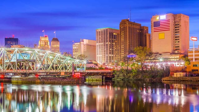 City of Newark at Night