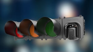 Traffic signal light fitted with camera