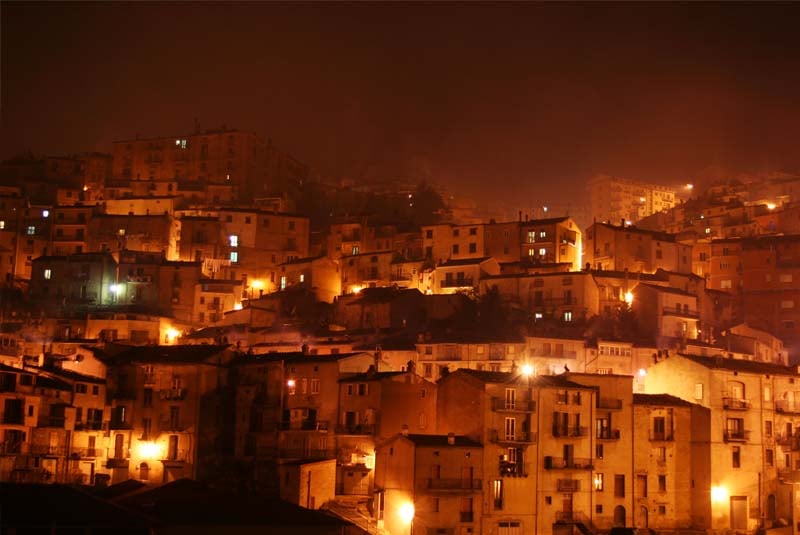 San Giovanni Fiore at night