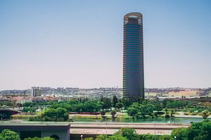 torre pelli tower seville spain