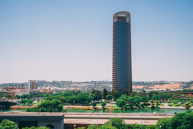 torre pelli tower seville spain