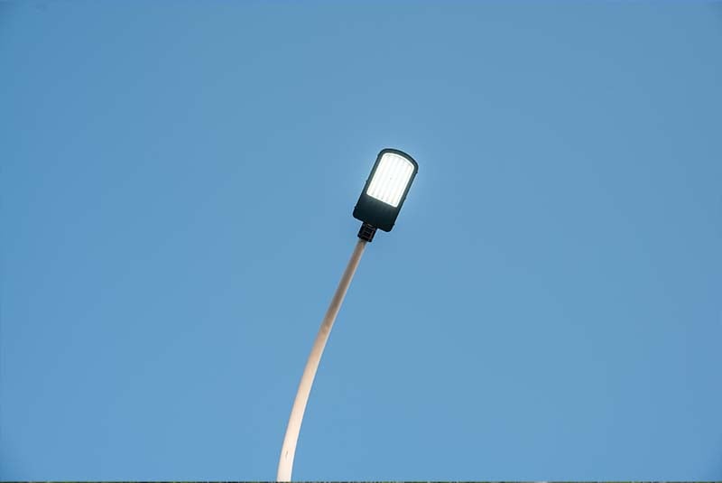 Streetlight view from below