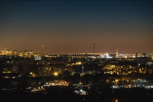 Streetlighting City at Night