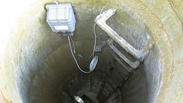 Photo of an Ayyeka's Wavelet edge devices used for flood and water quality management