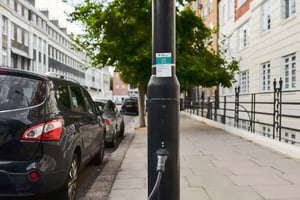 Ubitricity EV Charging Streetlight Lampost