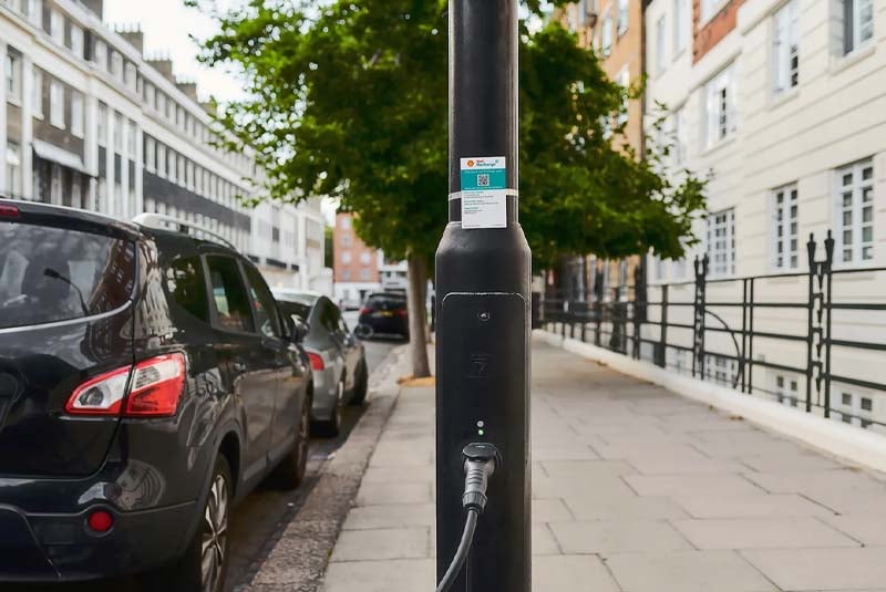 Ubitricity EV Charging Streetlight Lampost