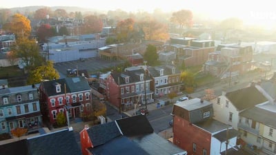 Photo of a Smart Community in the city of Dallas taken from a high angle.