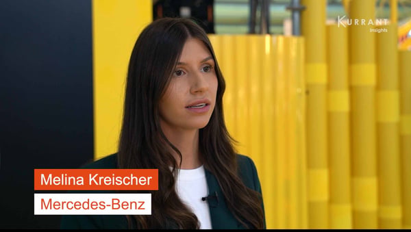 Melina Kreischer discussing Mercedes-Benz Data Platform for Smart Mobility
