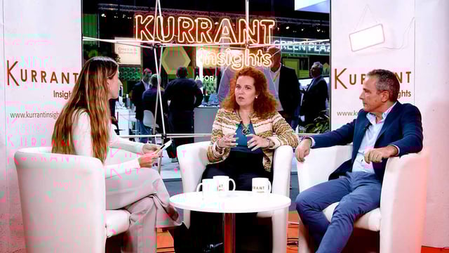 Rita Batalha da Sousa, Director of the transport Authority the City of Cascais in Portugal and Paulo Ferreira dos Santos, CEO of Ubirider talk about Mobility as a Service (MaaS) with Emma Lozano Doogan, reporter at Kurrant.
