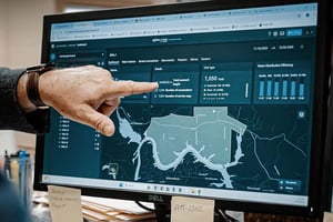 View of Xylem Vue for Water Network Monitoring