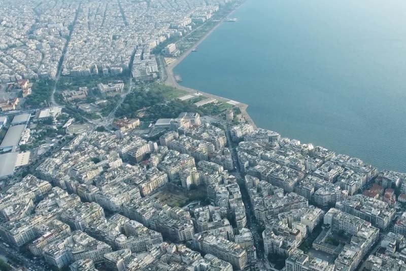 Thessaloniki areal view